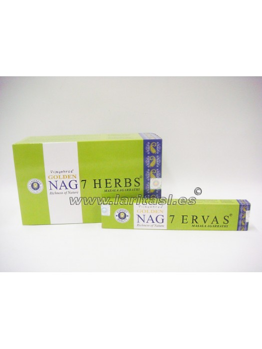 Golden Nag 7 Hierbas 15gr (12x15gr)